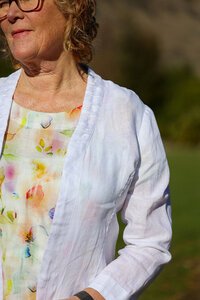 Foil Plain Gather Together Jacket