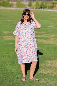 Preen Contrast Facing Shift Dress