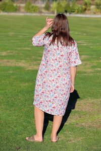 Preen Contrast Facing Shift Dress