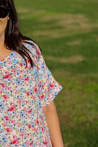 Preen Contrast Facing Shift Dress