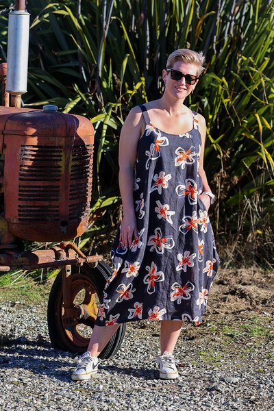 Foil Adjustable Straps Dress-lives-Hello Cyril.