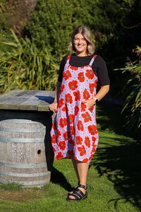 Foil Adjustable Straps Dress