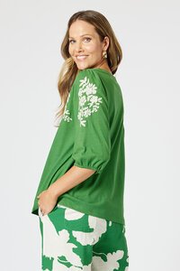 Clarity Jill Embroidered Tee