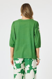 Clarity Jill Embroidered Tee