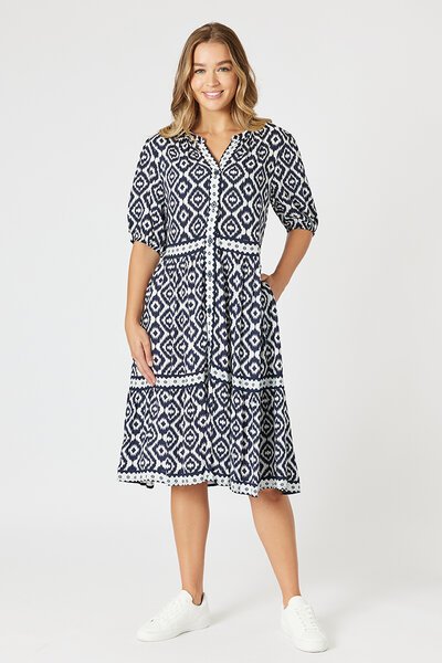 Threadz Diamonds are Forever Tier Dress-shop-by-label-Hello Cyril.