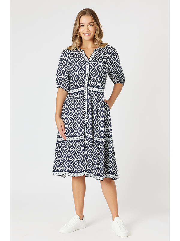 Threadz Diamonds are Forever Tier Dress