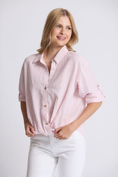 Stella + Gemma On Repeat Stripe Blouse-3-ways-to-style-Hello Cyril.
