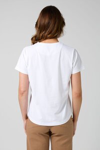 Stella + Gemma Ace Leopard Cross Tee