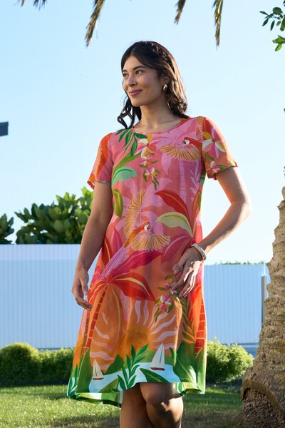 Foil Swing Back Dress-lives-Hello Cyril.