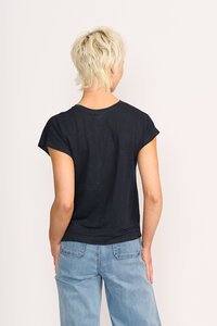 Foil Plain Do The Twist Top