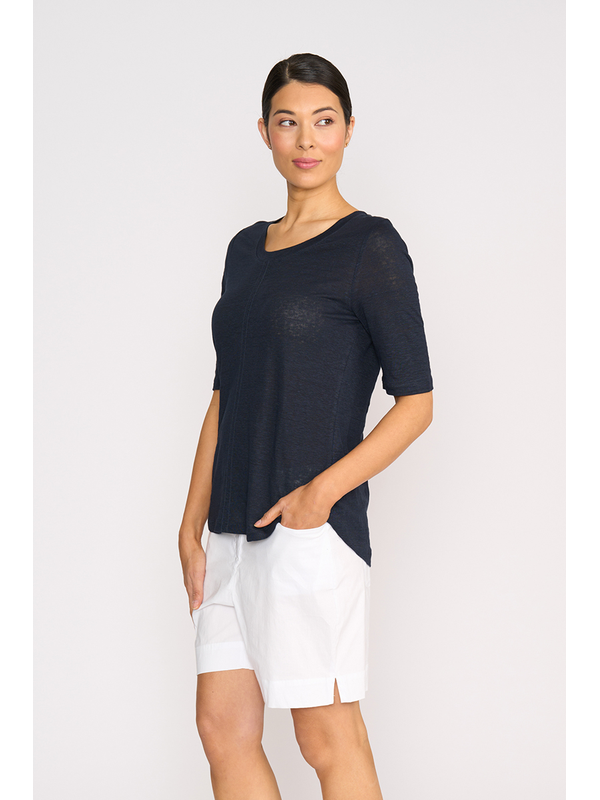 Foil Plain Leading Lady Top