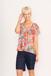 Foil Print Sew Cute Top