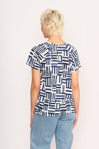 Foil Print Sew Cute Top