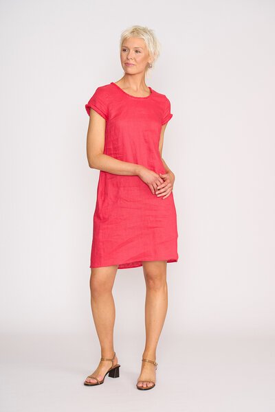 Foil Fringe Scoop Neck Dress-shop-by-label-Hello Cyril.