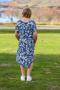 Foil Swing Back Dress