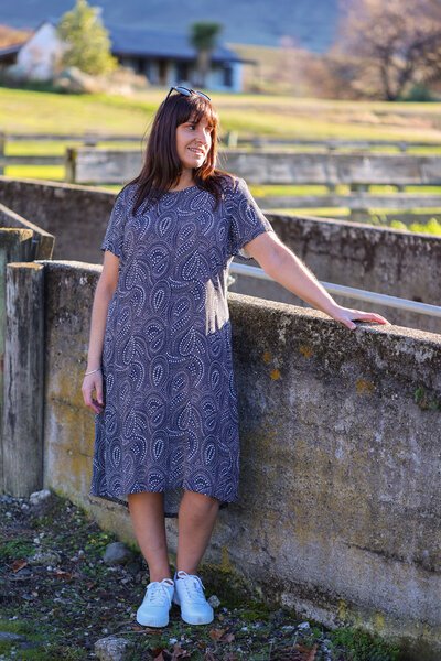 Foil Swing Back Dress-lives-Hello Cyril.