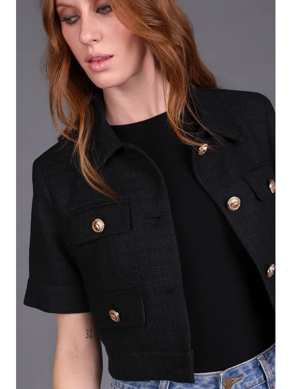 Storm Boucle Short Sleeve Blazer