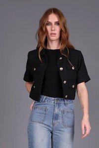 Storm Boucle Short Sleeve Blazer