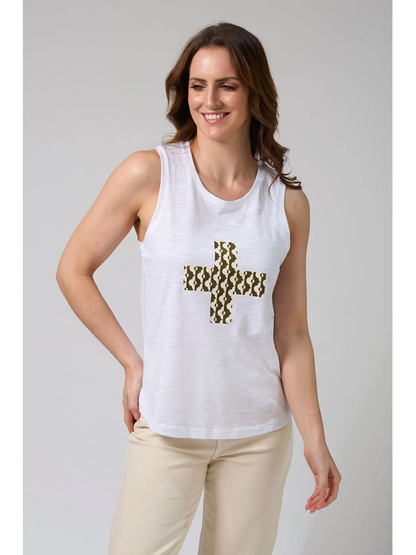 Stella + Gemma Everyday Fez Cross Tank