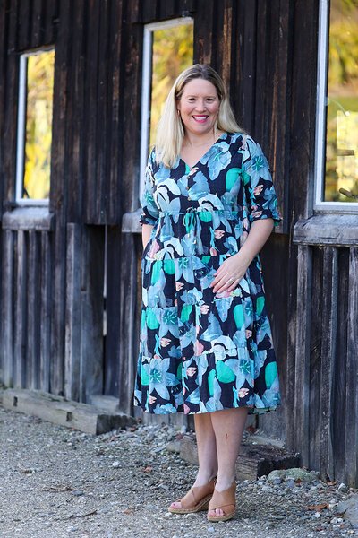 Glam Blue Cove Dress-shop-by-label-Hello Cyril.