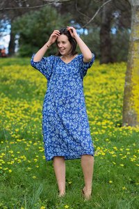 Glam Blue Tidal Dress