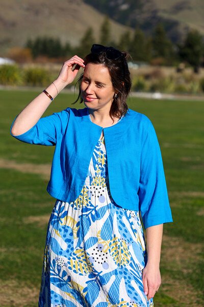Glam Sandstone Bolero Jacket-shop-by-style-Hello Cyril.