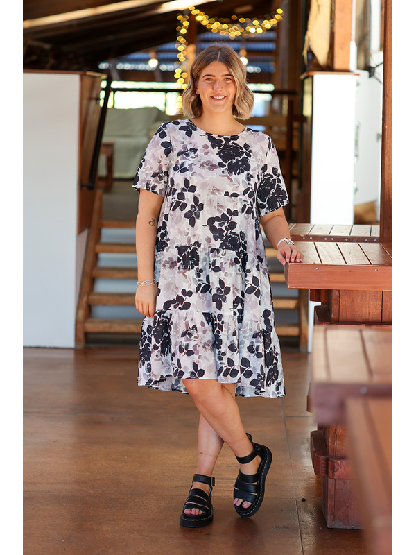 Glam Grey Zephyr Dress