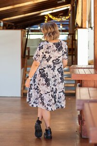 Glam Grey Zephyr Dress