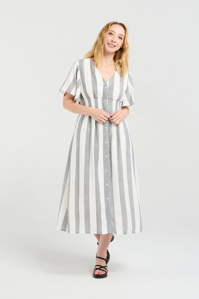 Seduce Amara Stripe Dress-shop-by-label-Hello Cyril.