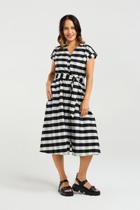 Zafina Lola Check Dress