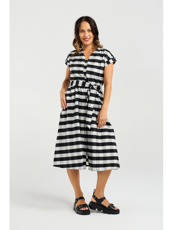 Zafina Lola Check Dress