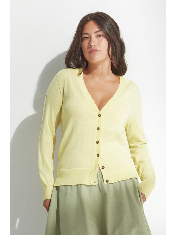 Standard Issue Fine Merino V Neck Cardigan