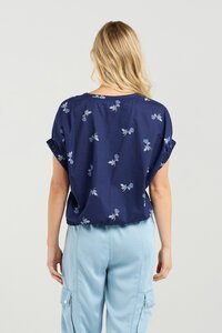 Et Alia Harlee Bluebell Garden Top