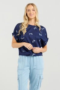 Et Alia Harlee Bluebell Garden Top