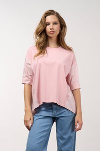 Madly Sweetly Mixed Media Top