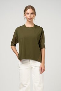 Madly Sweetly Mixed Media Top