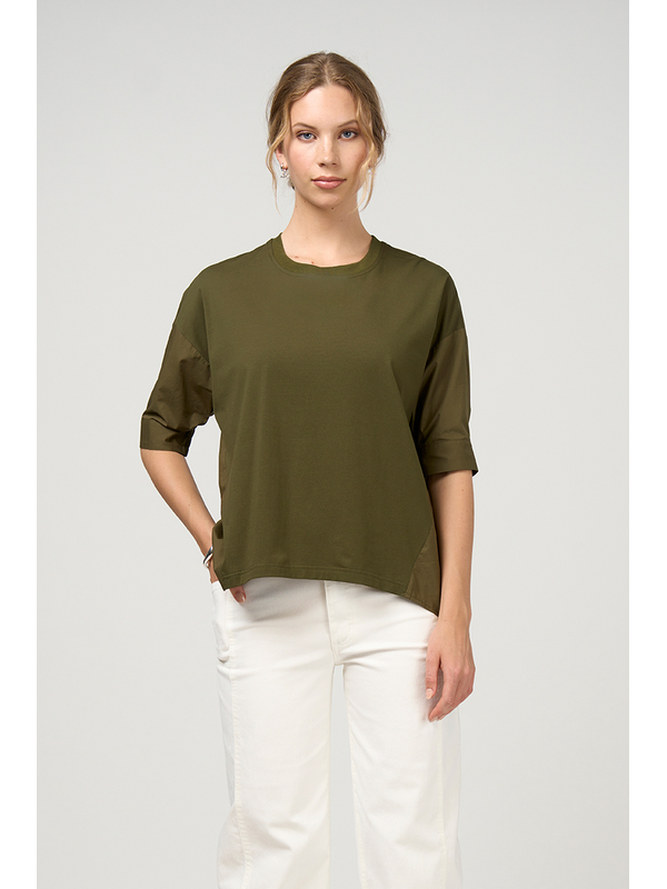 Madly Sweetly Mixed Media Top