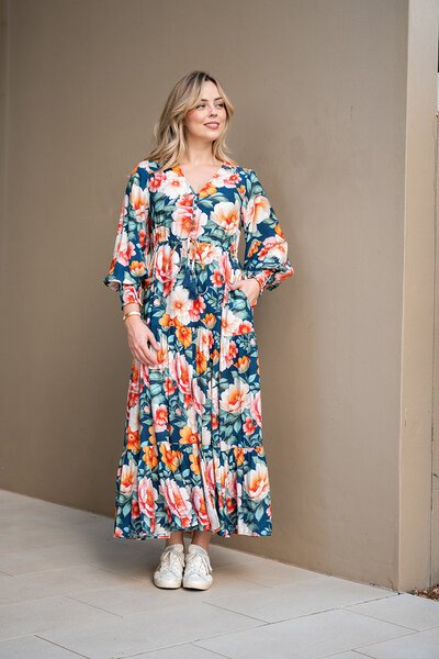 Fria The Label Vintage Floral Selma Dress-shop-by-label-Hello Cyril.