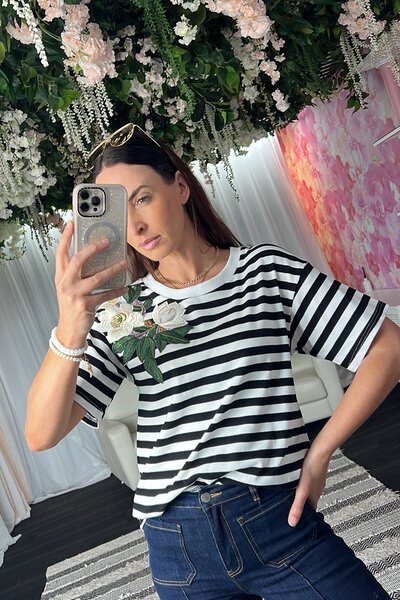 Charlo Izzie Stripe Tee-hc-new-Hello Cyril.