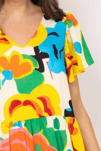 Charlo Fran Floral Dress