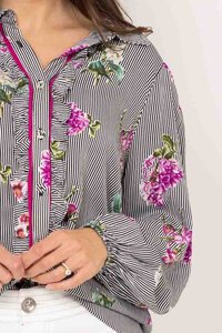 Charlo Zayla Stripe Blouse