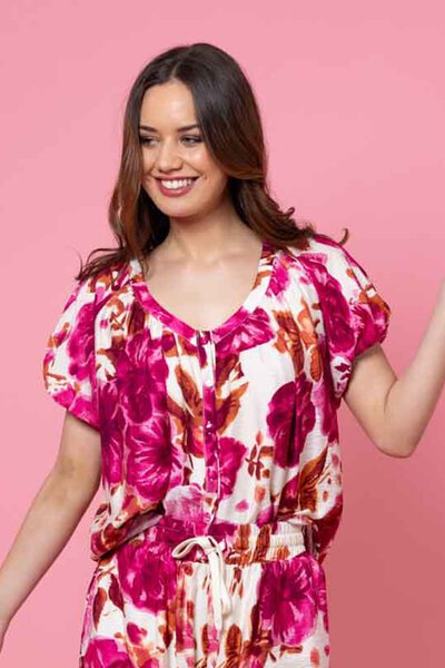Charlo Paloma Floral Blouse-hc-new-Hello Cyril.