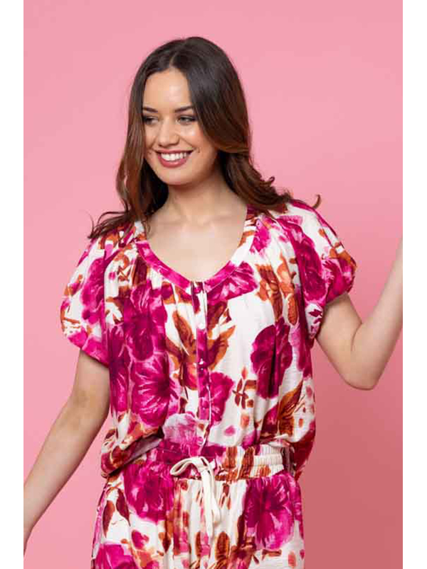 Charlo Paloma Floral Blouse