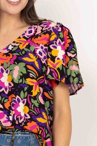 Charlo Dehlia Floral Top
