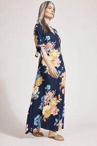 Eb & Ive Parisio Tie Maxi Dress