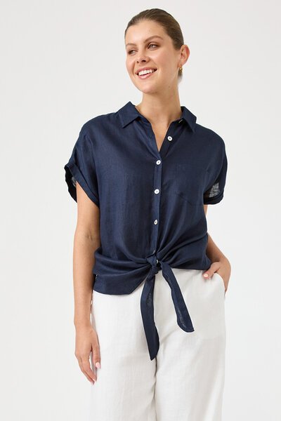 Eb & Ive Studio Tie Shirt-3-ways-to-style-Hello Cyril.