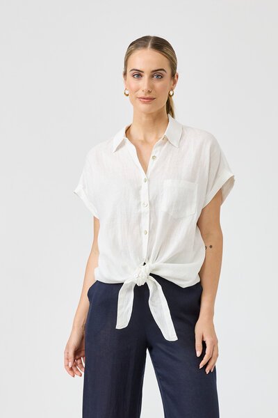 Eb & Ive Studio Tie Shirt-3-ways-to-style-Hello Cyril.