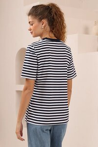 Iris Maxi Nautica Stripe Tee