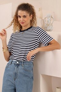 Iris Maxi Nautica Stripe Tee