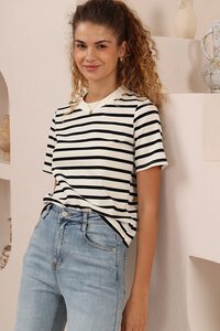 Iris Maxi Sailor Stripe Tee